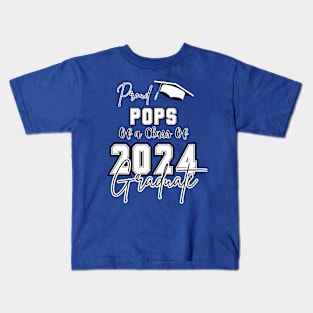 Proud Pops Graduation 2024 Kids T-Shirt